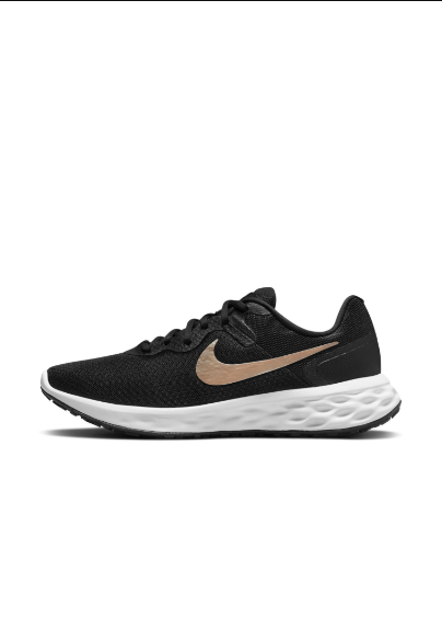 Nike Womens Revolution 6 - Black/Mtlc Coppercoin-Summit White