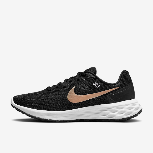 Nike Womens Revolution 6 - Black/Mtlc Coppercoin-Summit White