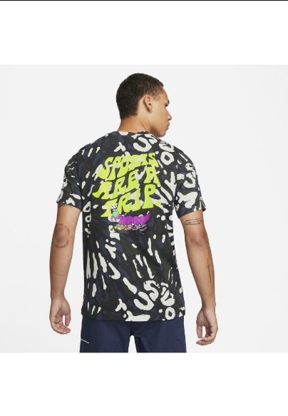 Nike Sportswear Black Light Tie-Dye Tee