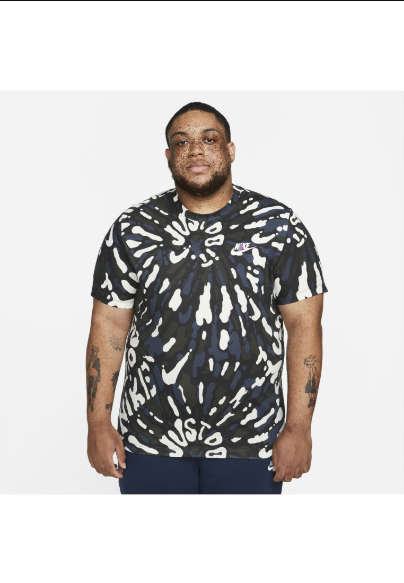 Nike Sportswear Black Light Tie-Dye Tee