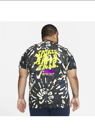 Nike Sportswear Black Light Tie-Dye Tee
