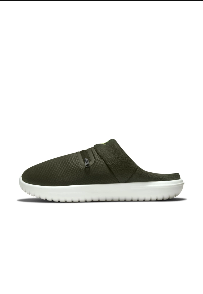 Nike Sportswear Burrow SlipperCargo Khaki/Volt-Sequoia-Summit White