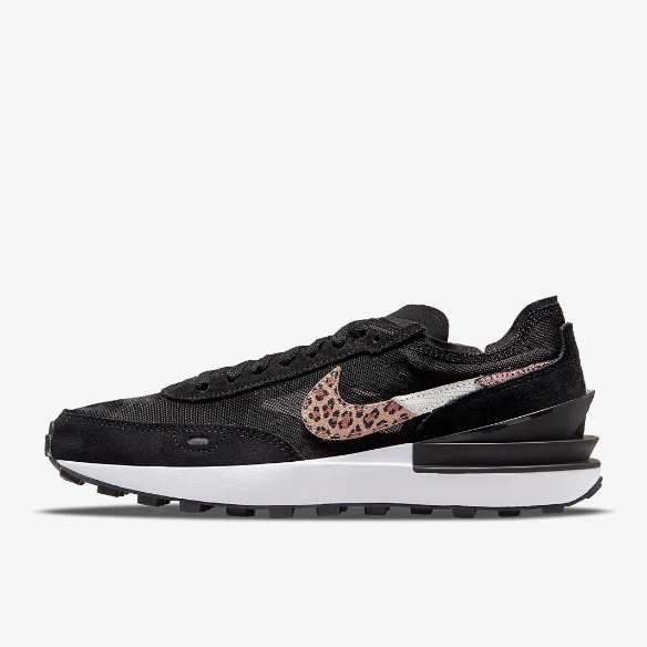 Nike Sportswear Womens Waffle One SE - Black/Multi-Color-Black