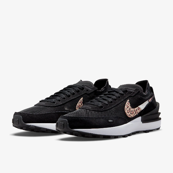 Nike Sportswear Womens Waffle One SE - Black/Multi-Color-Black