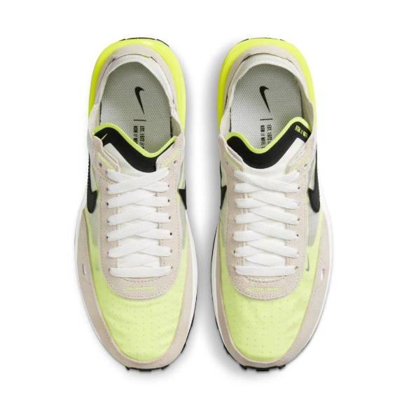 Nike Sportswear Womens Waffle One - Summit White/Black-Rattan-Volt