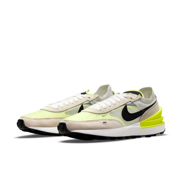 Nike Sportswear Womens Waffle One - Summit White/Black-Rattan-Volt