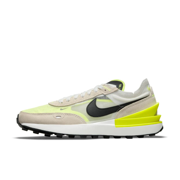 Nike Sportswear Womens Waffle One - Summit White/Black-Rattan-Volt