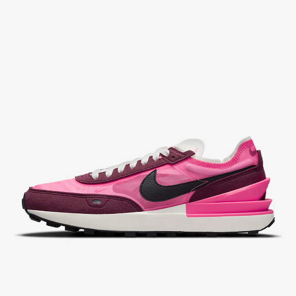 Nike Sportswear Womens Waffle One - Hyper Pink/Black-Dark Beetroot-Sail