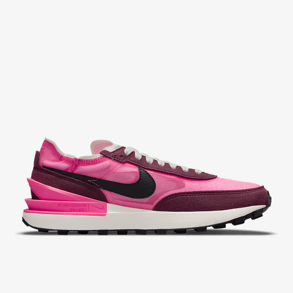 Nike Sportswear Womens Waffle One - Hyper Pink/Black-Dark Beetroot-Sail