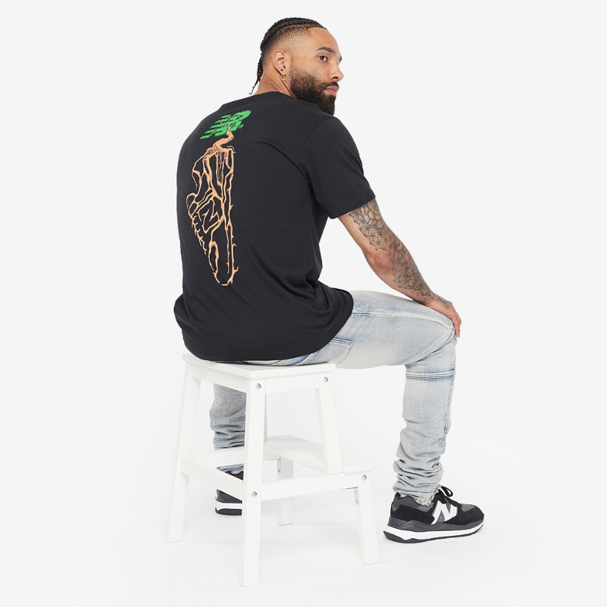 New Balance Essentials Grey Day Roots Tee