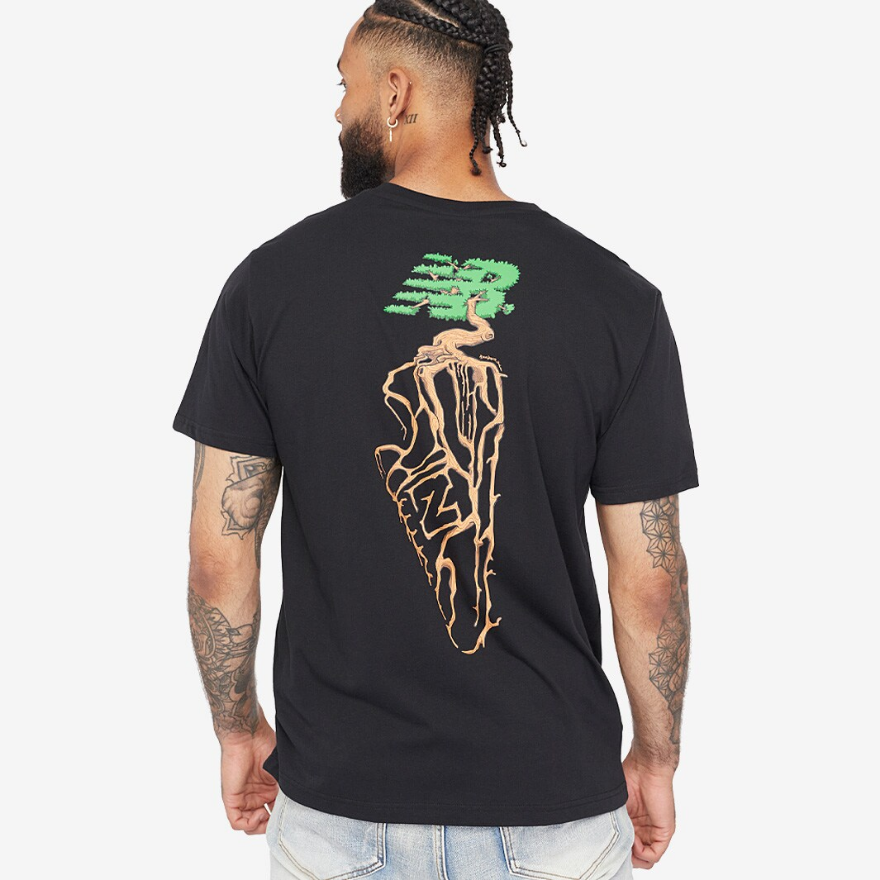 New Balance Essentials Grey Day Roots Tee