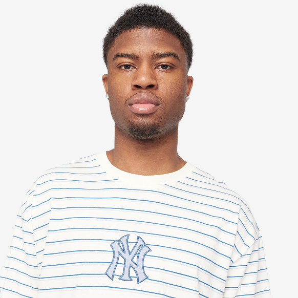 New Era MLB New York Yankees Heritage Stripe Tee