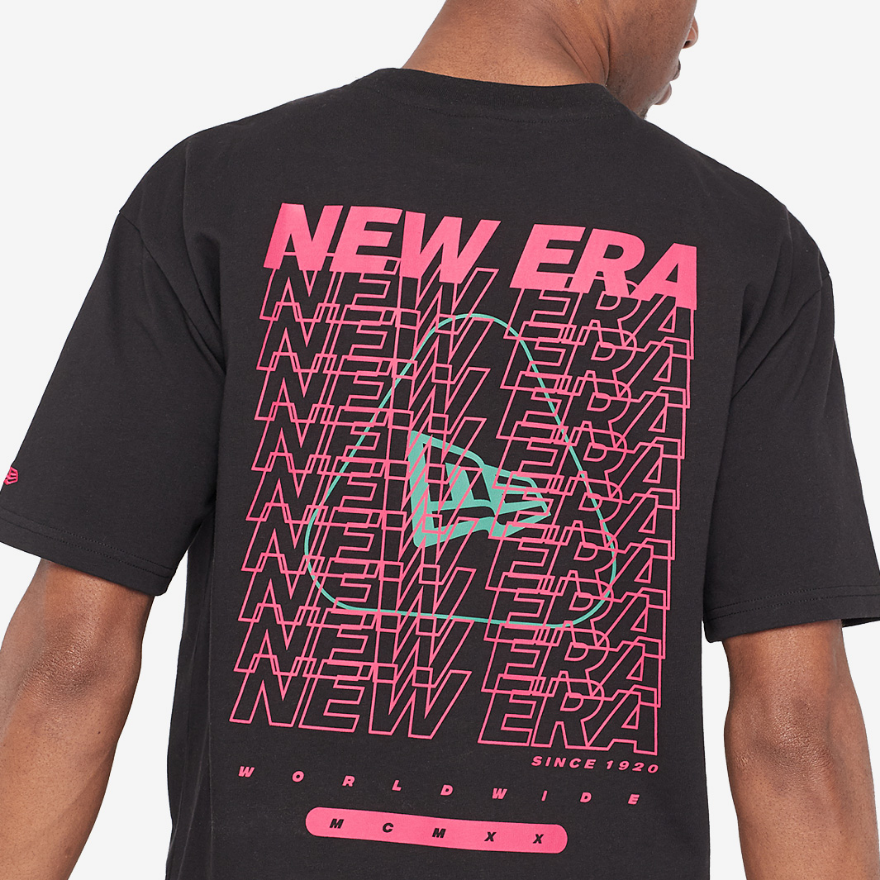 New Era Stacked Graphic Tee