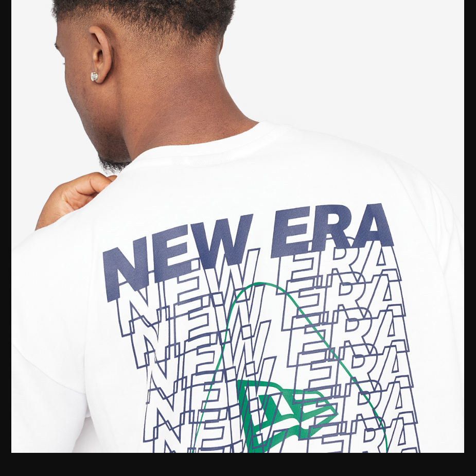 New Era Stacked Graphic Tee