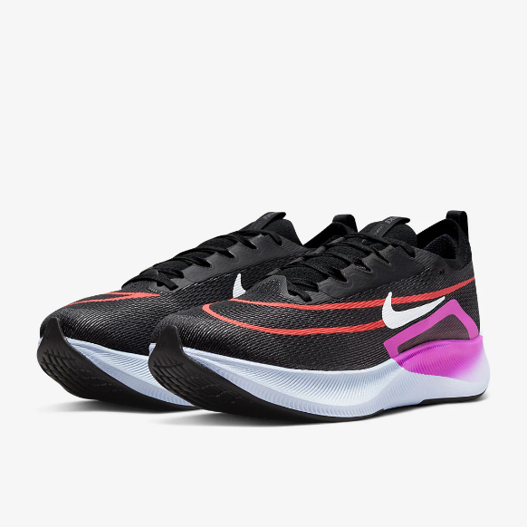 Nike Zoom Fly 4 - Black/Black-Anthracite-Hyper Violet