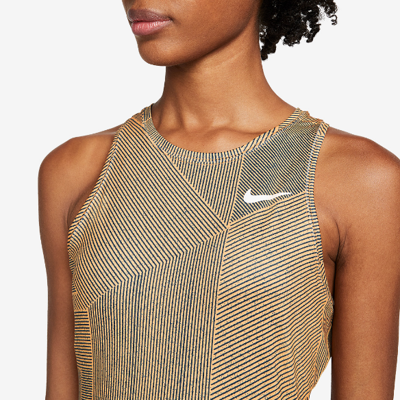 Nike Womens Court Dri-FIT Advantage Dress - Peach Cream/White