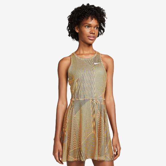 Nike Womens Court Dri-FIT Advantage Dress - Peach Cream/White