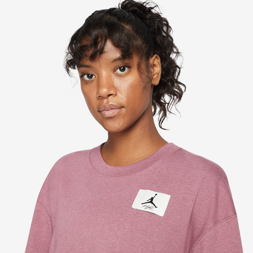 Jordan Womens Essentials Tee - Light Mulberry/HTR/Cave Purple