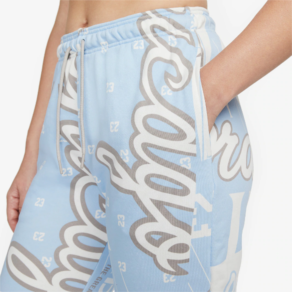 Jordan Womens Fleece Allover Printed Pants