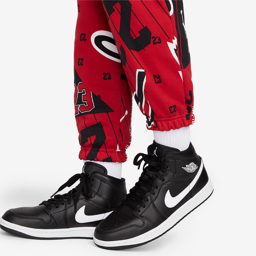 Jordan Womens Fleece Allover Printed Pants