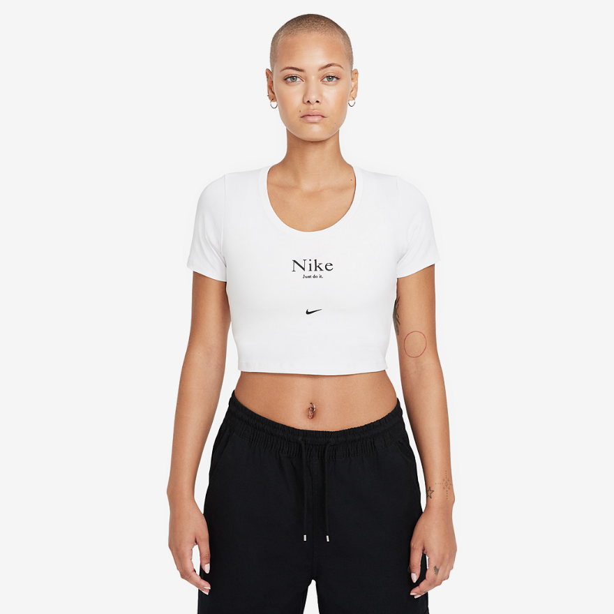 Nike Sportswear Essential Womens Short Sleeve Crop Top