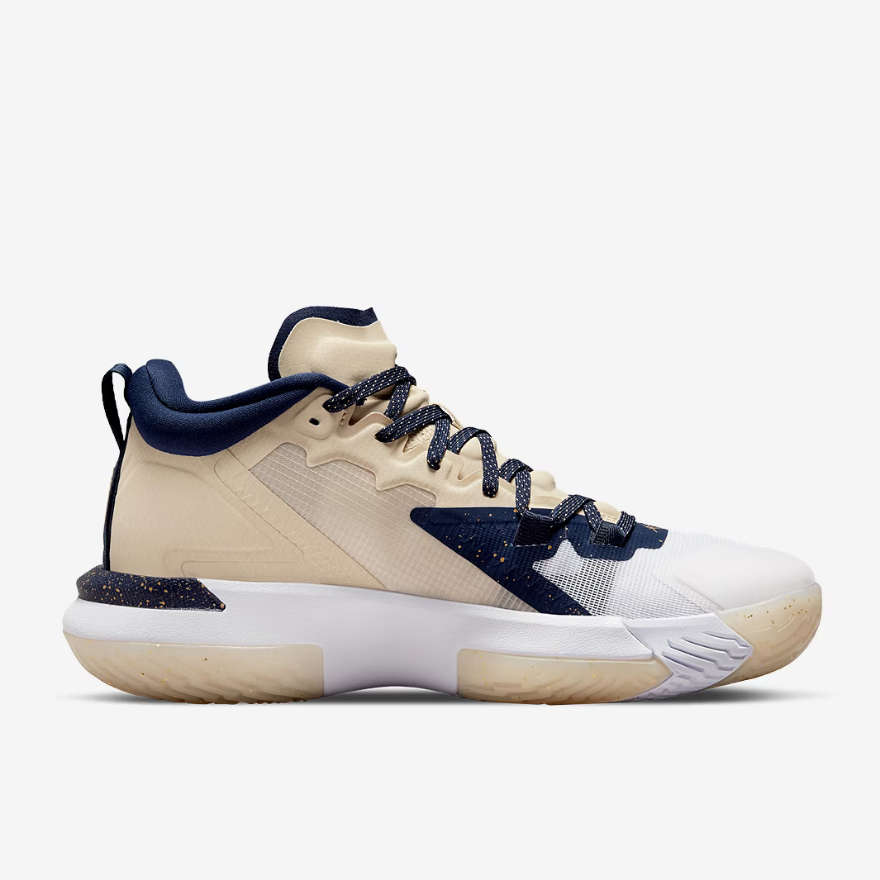 Jordan Zion 1 - Fossil/Midnight Navy/White/Metallic Gold