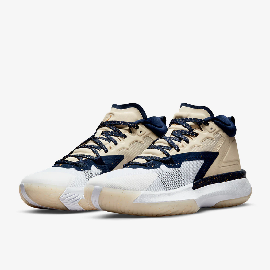 Jordan Zion 1 - Fossil/Midnight Navy/White/Metallic Gold