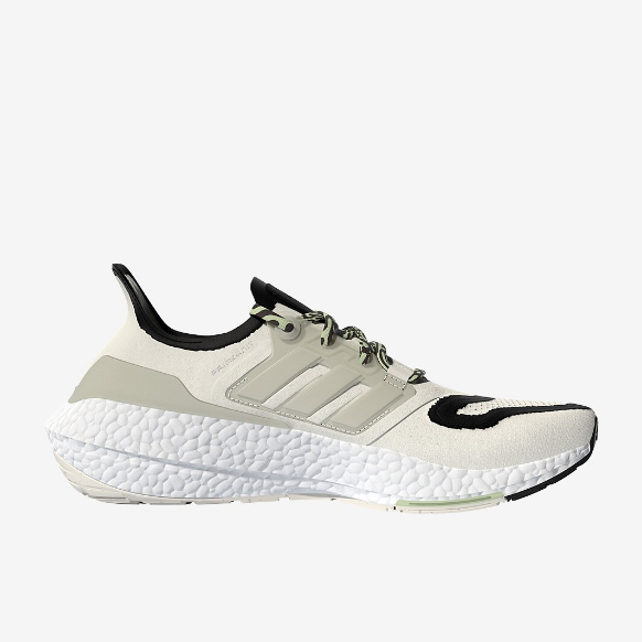 adidas Ultraboost 22 - Non-Dyed/Core Black/Almost Lime