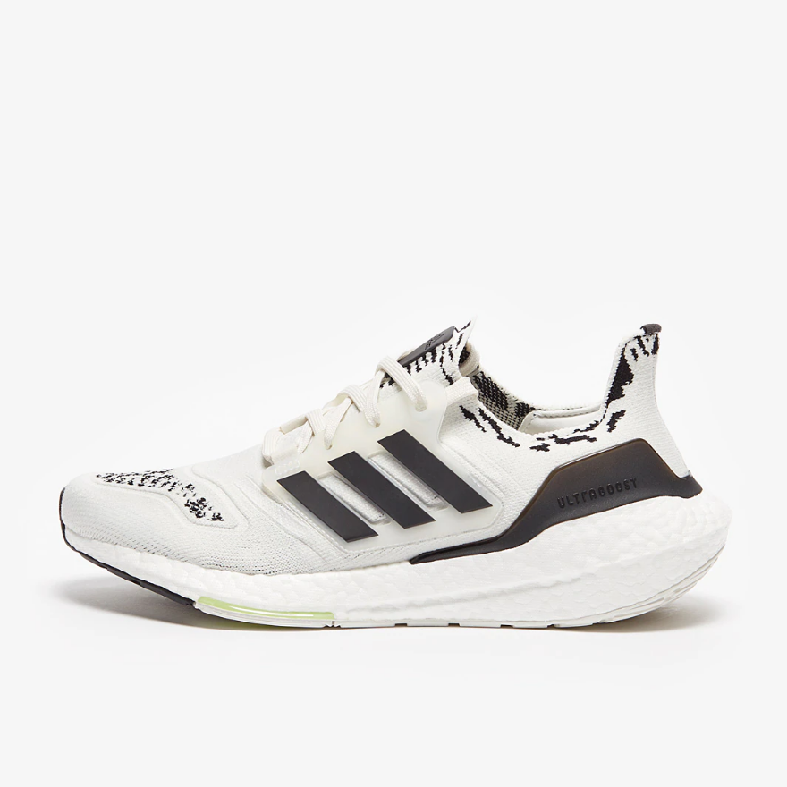 adidas Ultraboost 22 - Non-Dyed/Core Black/Almost Lime