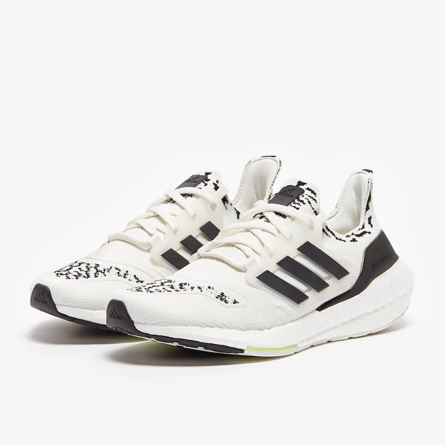 adidas Ultraboost 22 - Non-Dyed/Core Black/Almost Lime