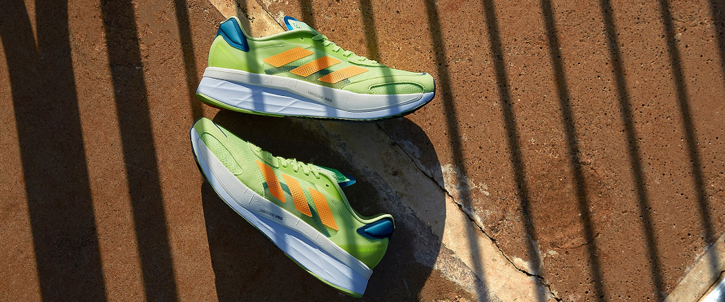 adidas adizero Boston 10 - Pulse Lime/Flash Orange/Real Teal