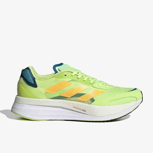 adidas adizero Boston 10 - Pulse Lime/Flash Orange/Real Teal