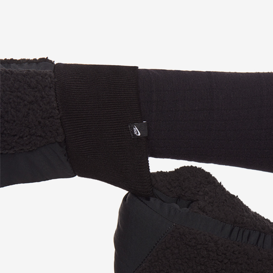 Nike Sportswear Womens Sherpa Mitten Gloves - Black/Black/Dark Smoke Grey/Dark Smoke Grey
