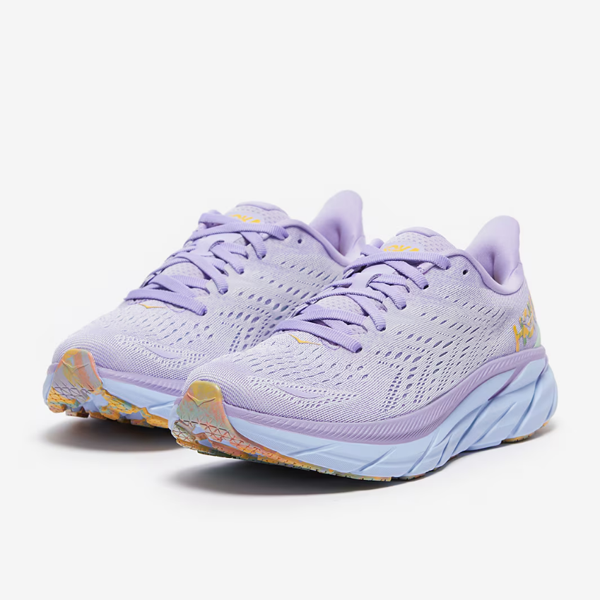 Hoka Womens Clifton 8Baby Lavender/Smoke Green