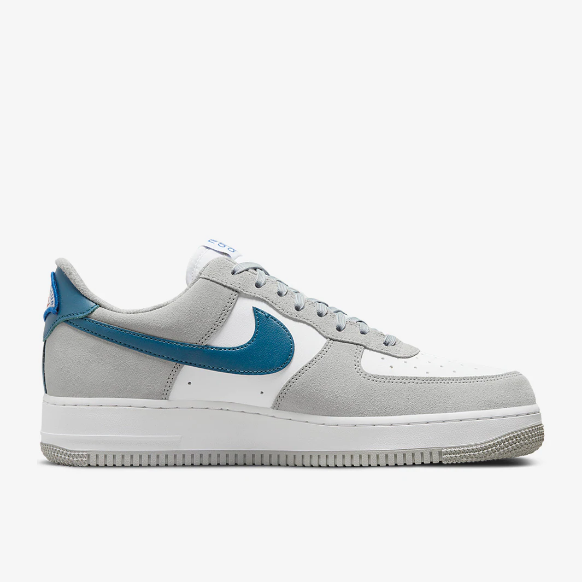 Nike Sportswear Air Force 1 07 LV8 - Lt Smoke Grey/Marina -White-Lt Smoke Grey