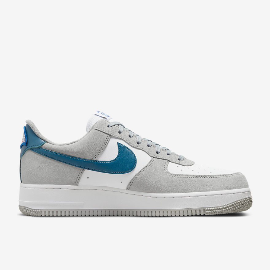 Nike Sportswear Air Force 1 07 LV8 - Lt Smoke Grey/Marina -White-Lt Smoke Grey