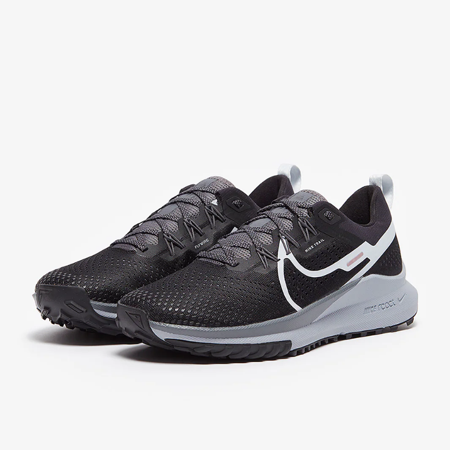 Nike React Pegasus Trail 4 - Black/Aura-Dark Grey-Wolf Grey