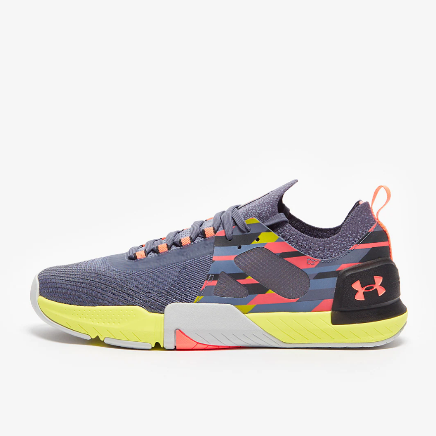 Under Armour TriBase Reign - Aurora Purple/Yellow Ray/Blitz Red