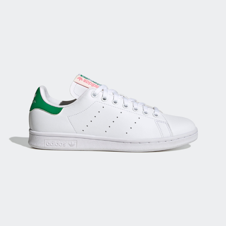 adidas Originals Womens Stan Smith - Fwtr White/Green/Bliss Pink