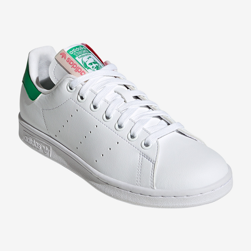 adidas Originals Womens Stan Smith - Fwtr White/Green/Bliss Pink