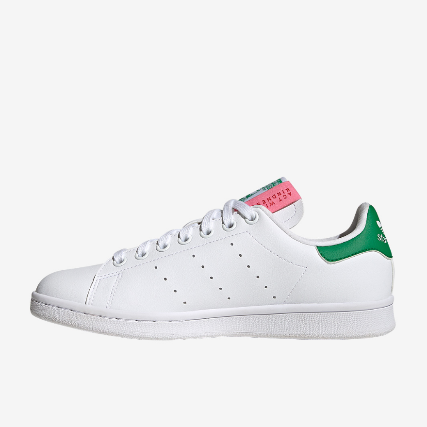 adidas Originals Womens Stan Smith - Fwtr White/Green/Bliss Pink