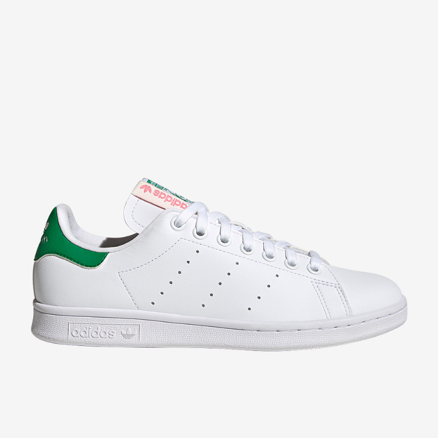 adidas Originals Womens Stan Smith - Fwtr White/Green/Bliss Pink