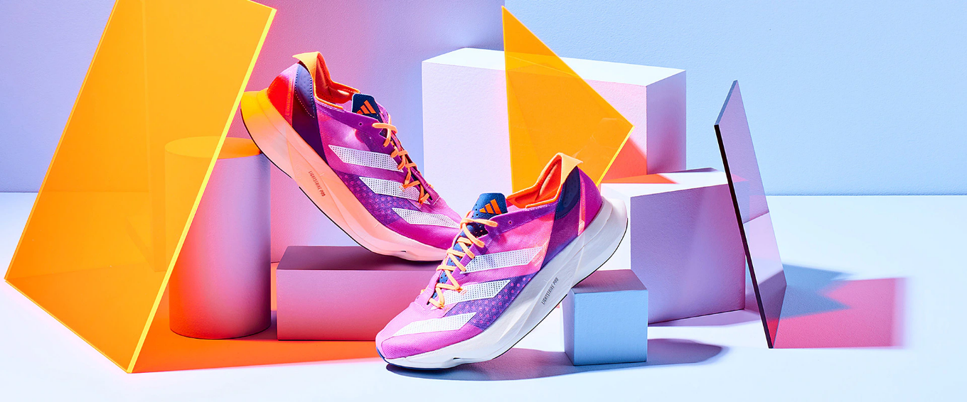 adidas adizero adios Pro 3 - Pulse Lilac/Ftwr White/Solar Orange