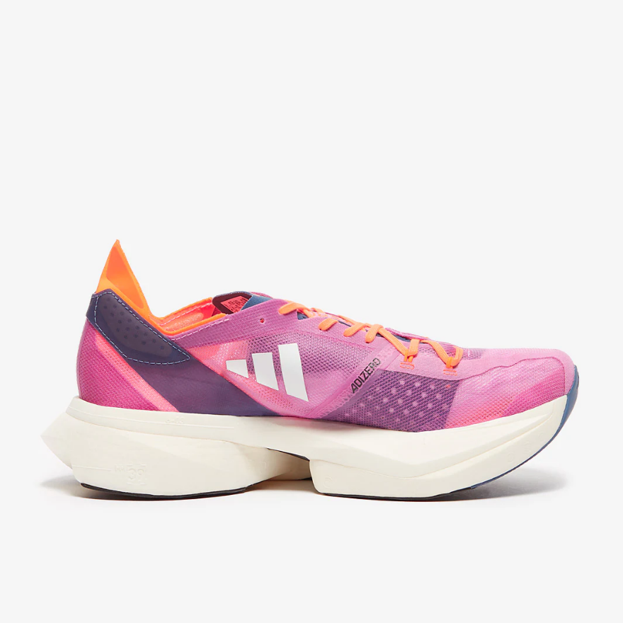 adidas adizero adios Pro 3 - Pulse Lilac/Ftwr White/Solar Orange