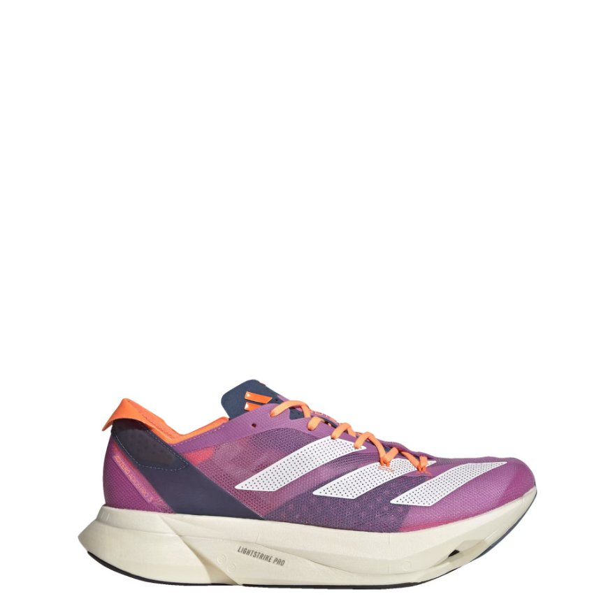 adidas adizero adios Pro 3 - Pulse Lilac/Ftwr White/Solar Orange