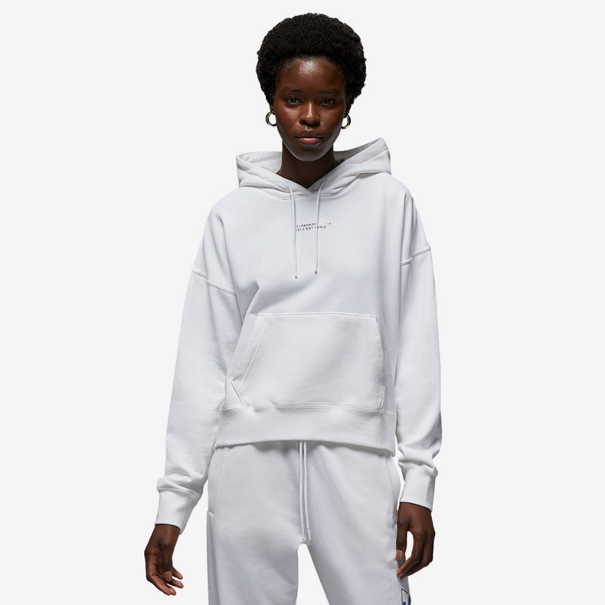 Jordan x Paris Saint-Germain Womens Fleece HoodieWhite/Game Royal
