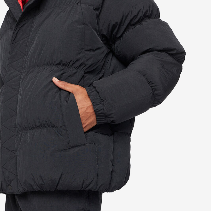 Jordan Essential Puffer JacketBlack/Fire Red/Fire Red