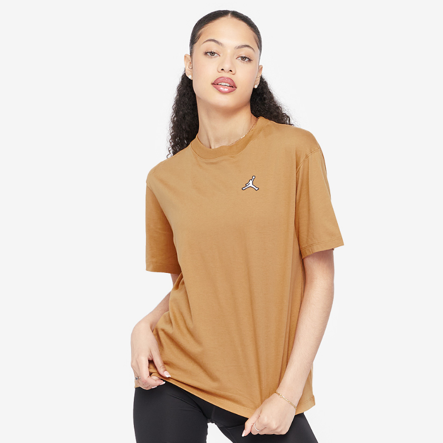 Jordan Womens Essential Core TeeElemental Gold/White