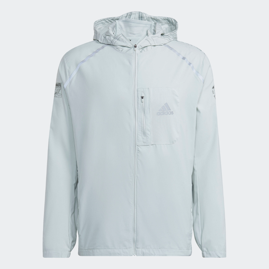 adidas Marathon Jacket - Linen Green/Green Oxide