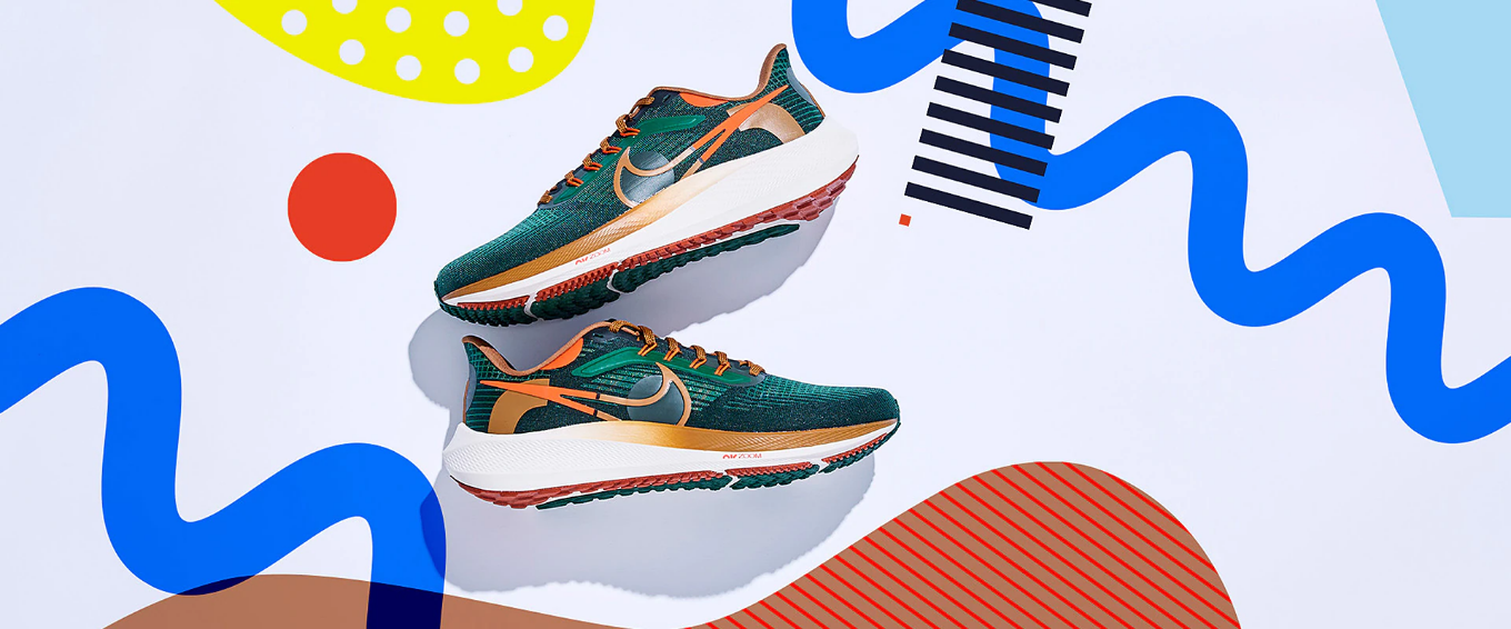 Nike Air Zoom Pegasus 39 - Gorge Green/Ale Brown-Team Orange